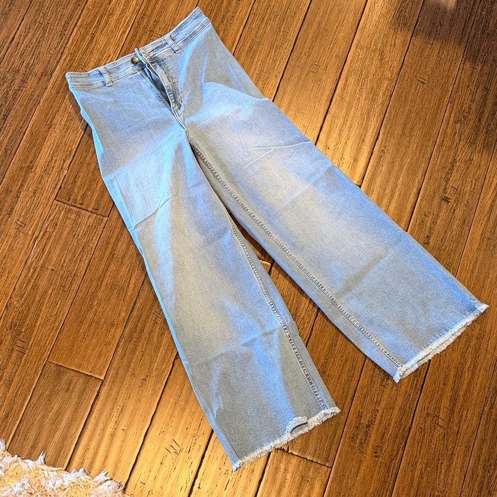 Billabong Light Blue Wide-Leg Women Jeans
